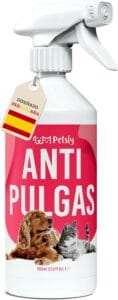 Spray antipulgas para perros y gatos Petsly 500 ml
